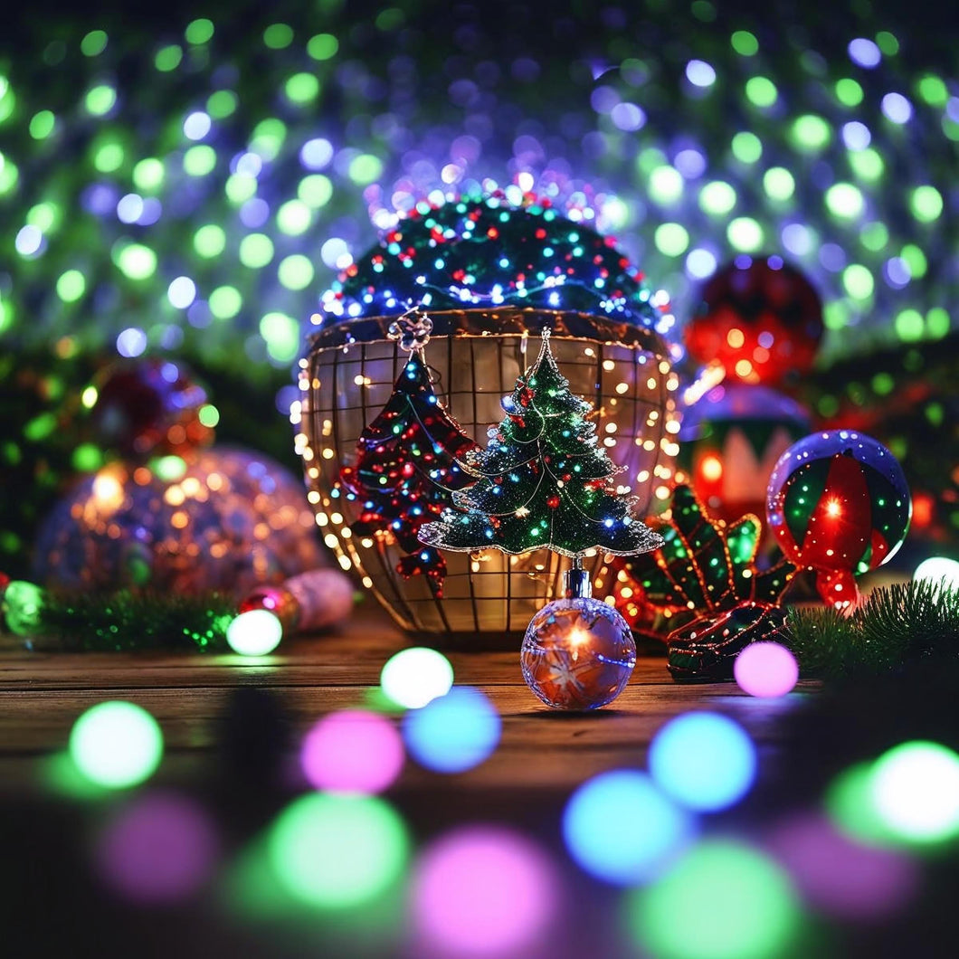 LUCES DE NAVIDAD CON PANEL SOLAR 20 METROS