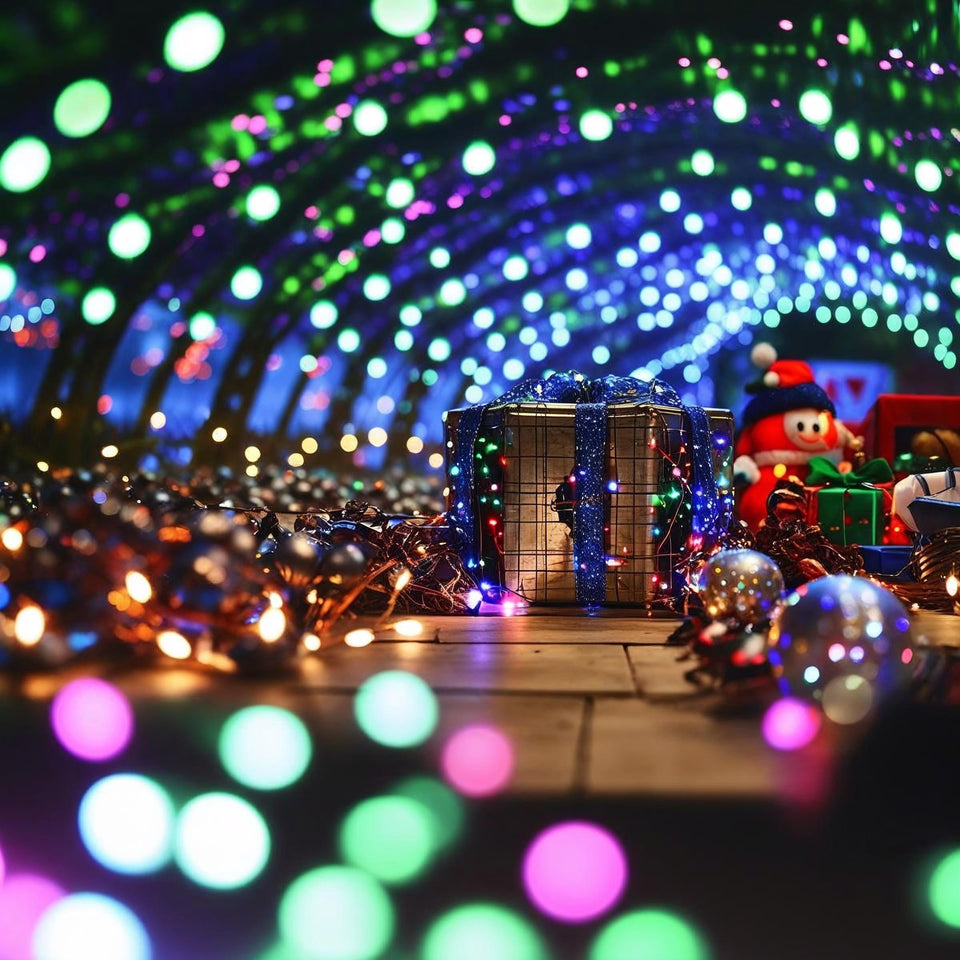 LUCES DE NAVIDAD CON PANEL SOLAR 20 METROS